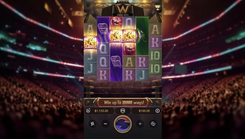 Reel Royale Showdown - četiri Scatter simbola, aktiviranje bonus runde